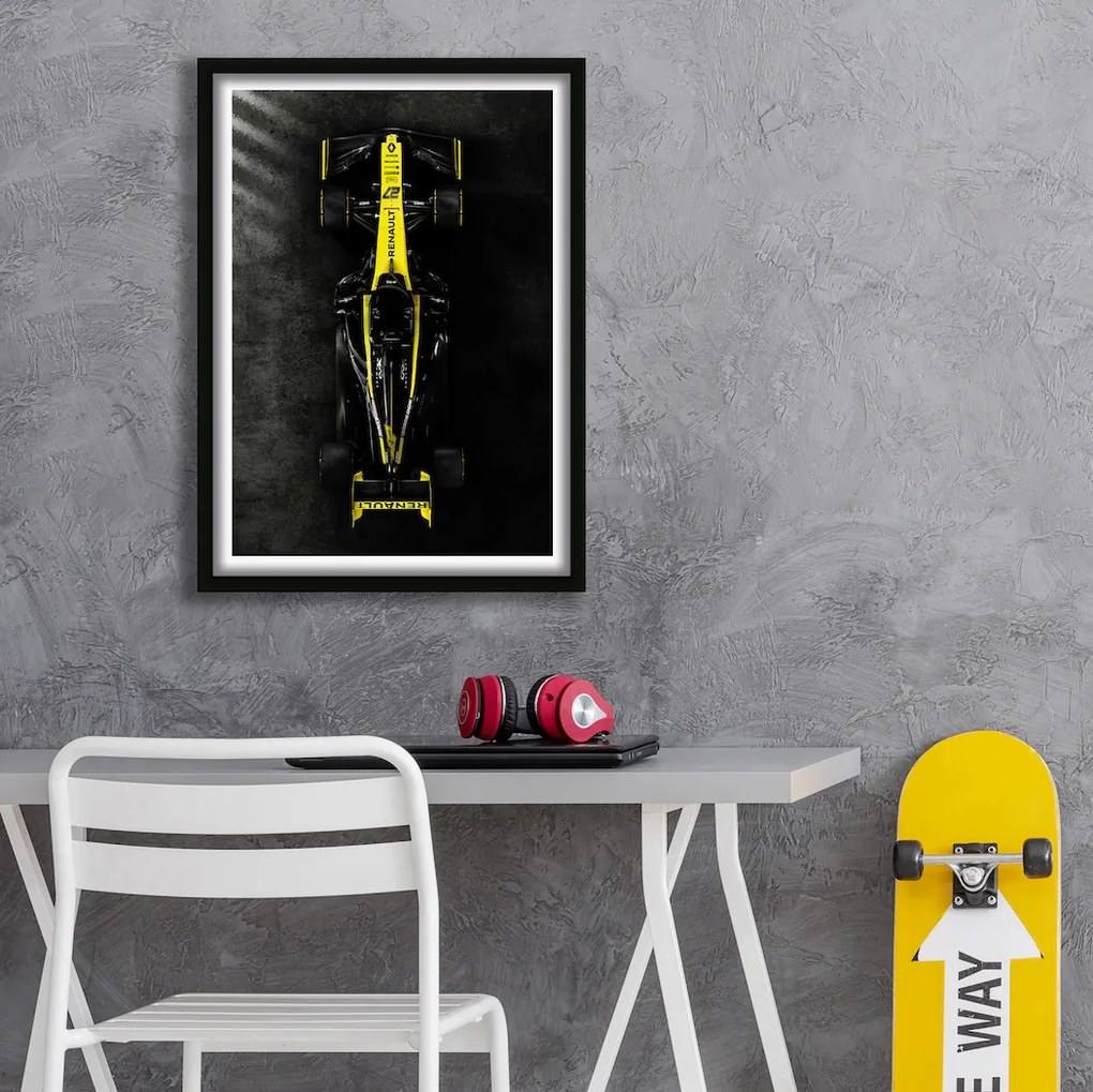 Πόστερ &amp; Κάδρο Renault F011 21x30cm Εκτύπωση Πόστερ (χωρίς κάδρο)