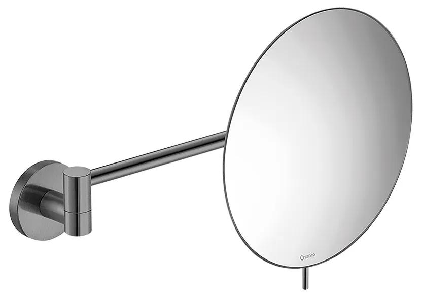Καθρέπτης Μεγεθυντικός Επιτοίχιος Ø20x31 εκ. Μεγέθυνση x3 Brushed Metal Gun Sanco Cosmetic Mirrors MR-705-AB23