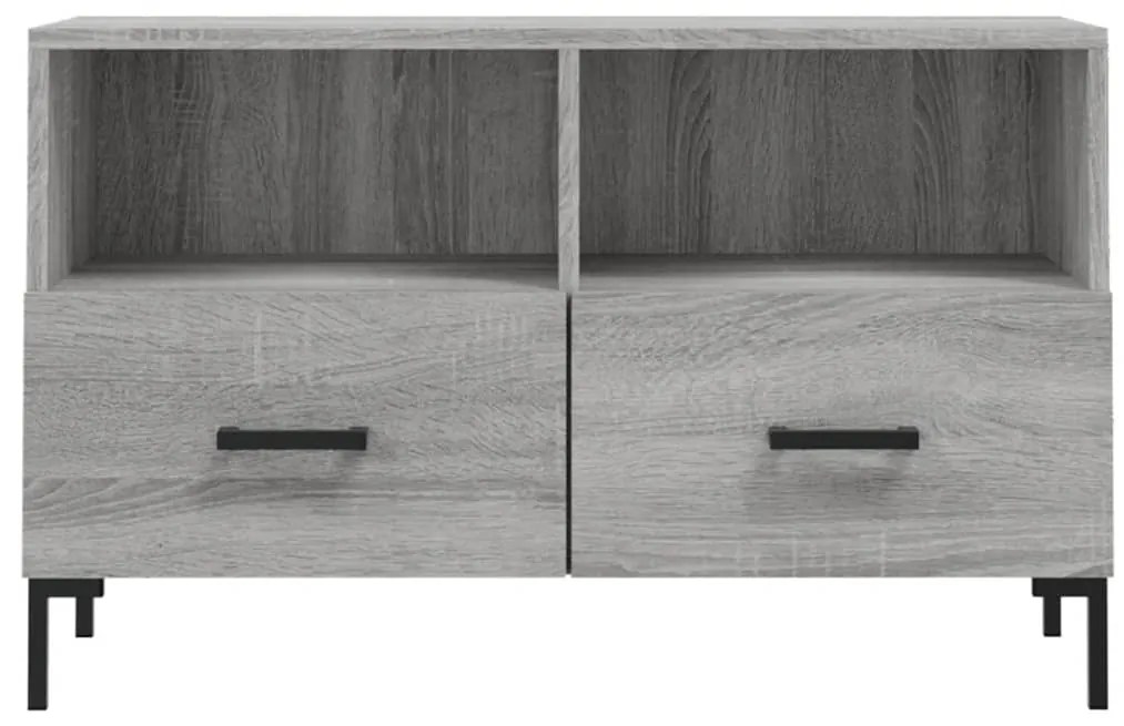vidaXL Έπιπλο Τηλεόρασης Γκρι Sonoma 80x36x50 εκ. από Επεξεργ. Ξύλο
