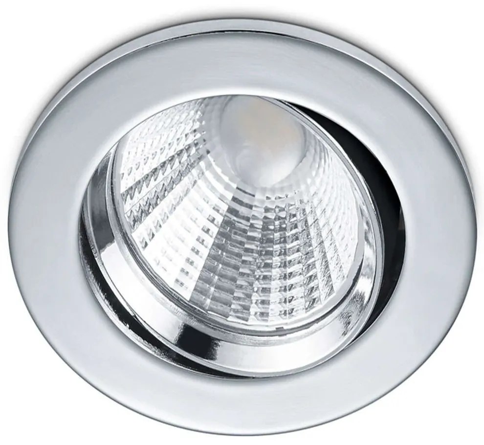 Σποτ Χωνευτό Pamir 650510106 Φ8x5cm Dim Led 345Lm 5,5W 3000K Chrome Trio Lighting Στρόγγυλο