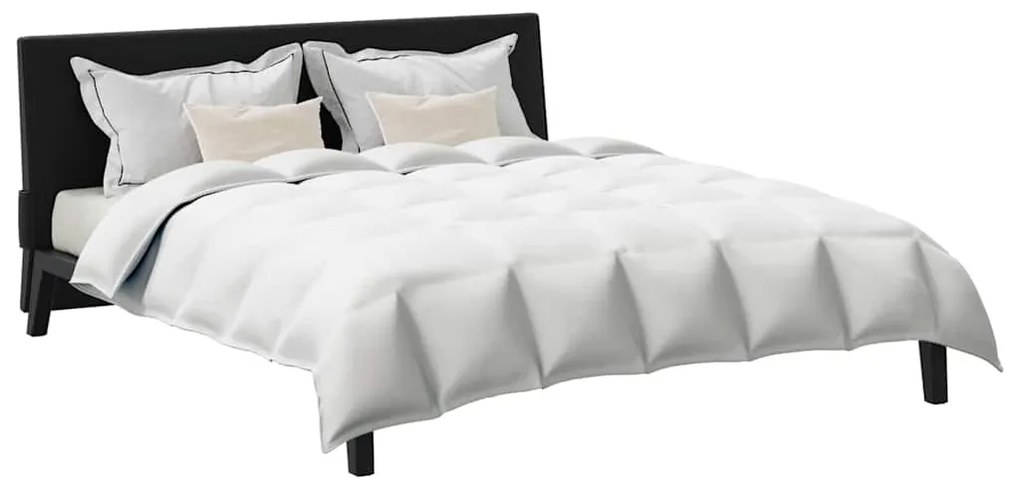 vidaXL Σετ Παπλωμάτων με μαξιλάρι 3 pcs Λευκό Φτέρος