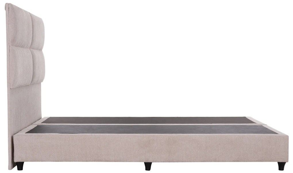 ΚΡΕΒΑΤΙ MILO HM616.32 ΜΠΕΖ ΥΦΑΣΜΑ ΓΙΑ ΣΤΡΩΜΑ 160x200εκ