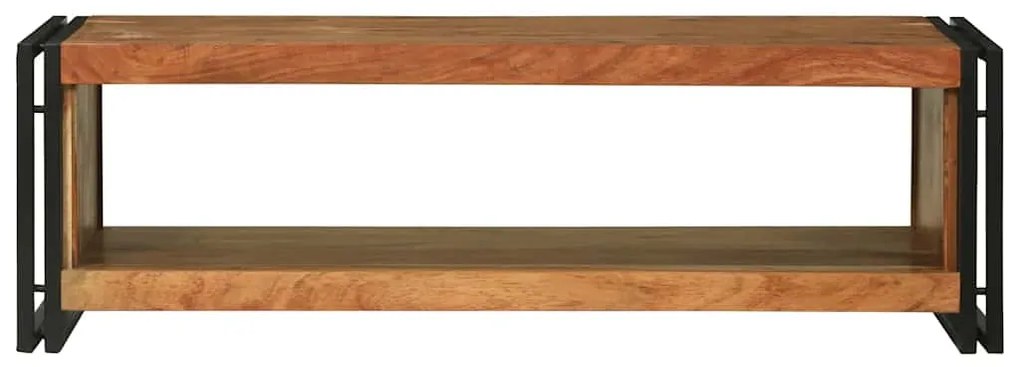 vidaXL Τραπεζάκι σαλονιού Καφέ 120 x 50 x 38 εκ Μασίφ ξύλο ακακίας