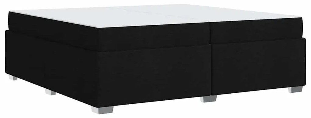 vidaXL Σκελετός Κρεβατιού Άλλο Μαύρο 200 x 200 cm ύφασμα
