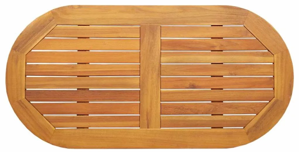 vidaXL Καπάκι τραπεζιού Καφέ 100 x 50 x 2 cm Μασίφ ξύλο ακακίας