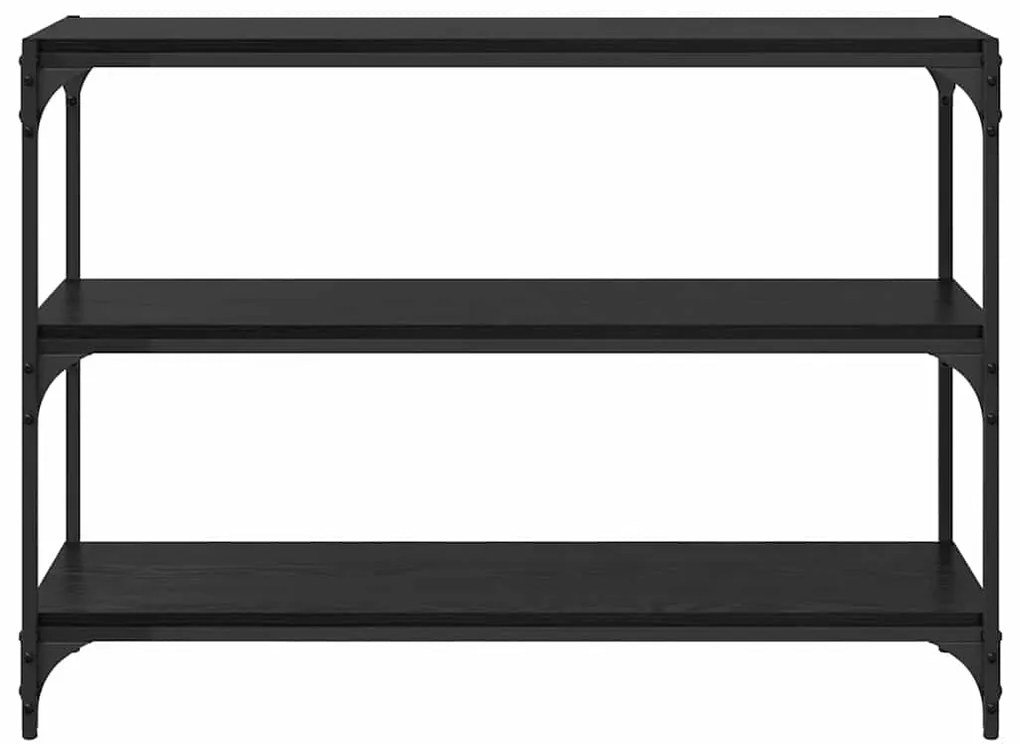 vidaXL Βιβλιοθήκη Μαύρη δρυς 40 x 33 x 70.5 εκ. Επεξεργασμένο ξύλο