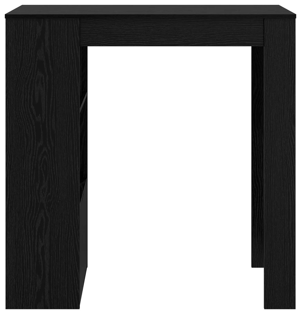 vidaXL Τραπέζι μπαρ Μαύρη Οξυά 102 x 50 x 103,5 εκ. Επεξεργασμένο ξύλο