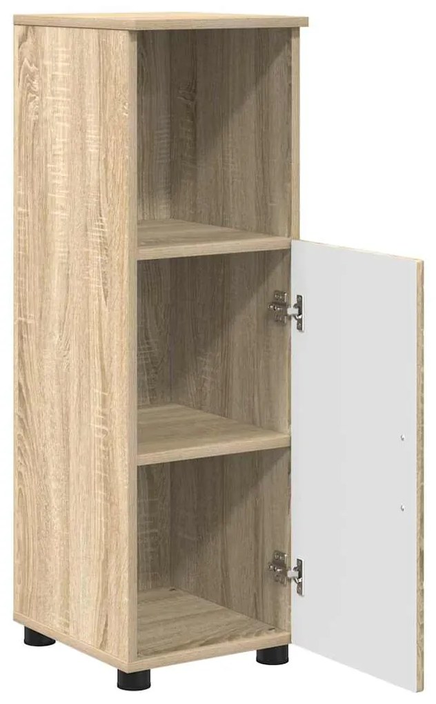 vidaXL Σετ Επίπλων Μπάνιου με πόρτα 3 pcs Sonoma Δρυς 61 x 35 x 64 εκ.