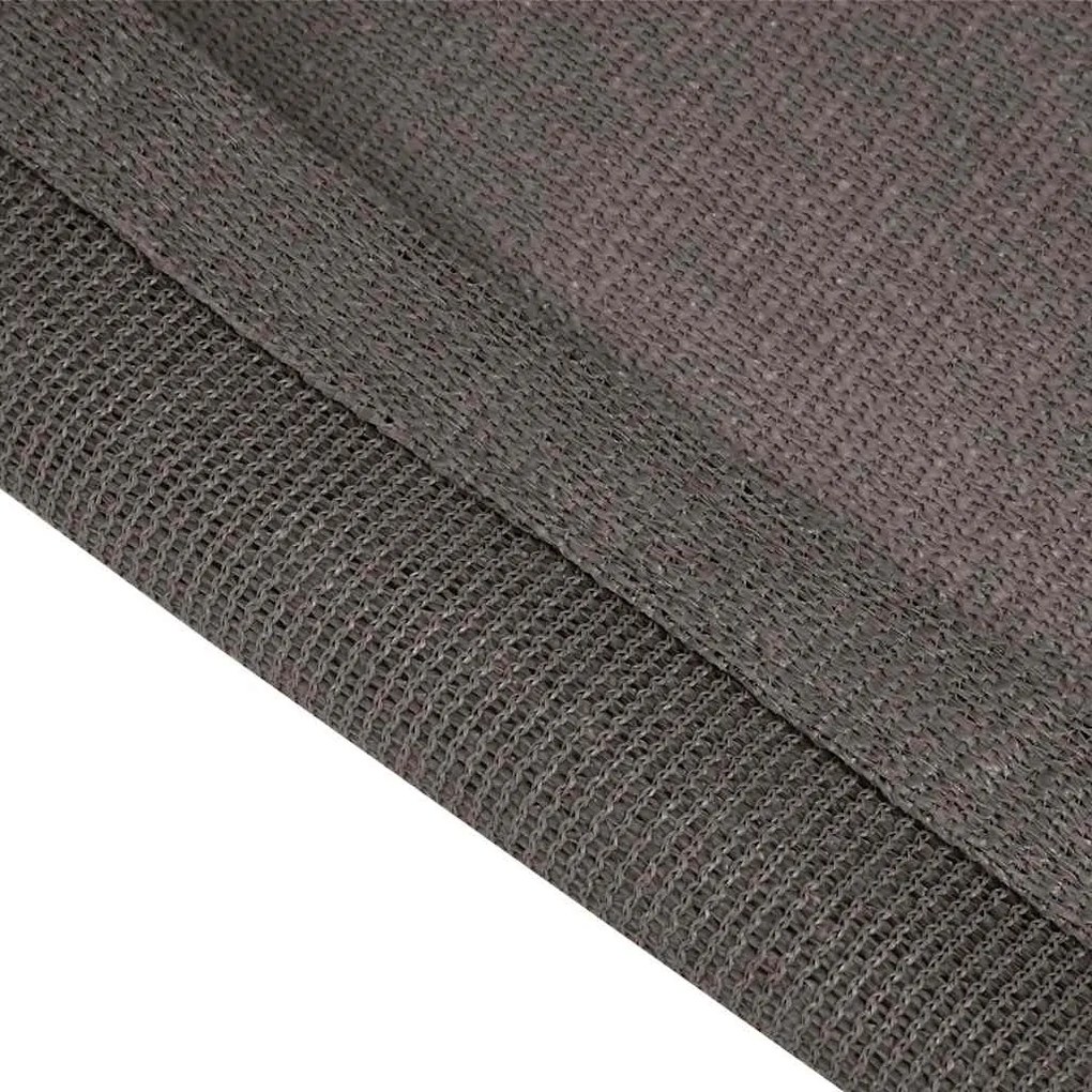 vidaXL Χαλί Σκηνής Ανθρακί 250 x 250 εκ. από HDPE