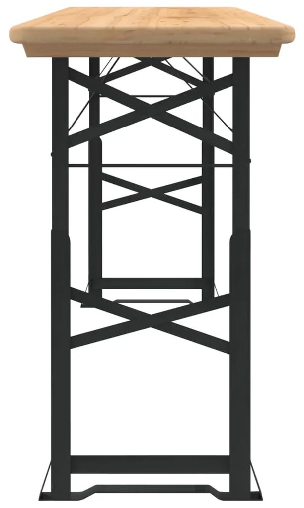 ΤΡΑΠΕΖΙ ΜΠΥΡΑΣ ΠΤΥΣΣΟΜΕΝΟ 170X50X75/105 ΕΚ. ΜΑΣΙΦ ΞΥΛΟ ΕΛΑΤΗΣ 363114