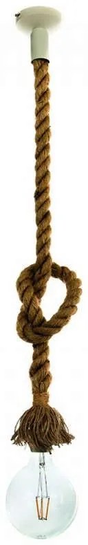 Φωτιστικό Οροφής 4381-1 10x130cm 1xΕ27 White Inlight Rope, Metal