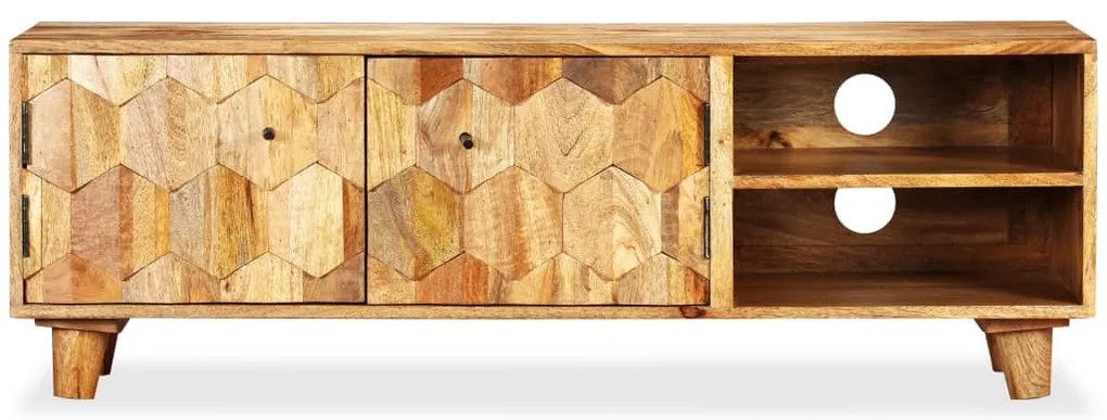 vidaXL Έπιπλο Τηλεόρασης 118 x 35 x 40 εκ. από Μασίφ Ξύλο Μάνγκο