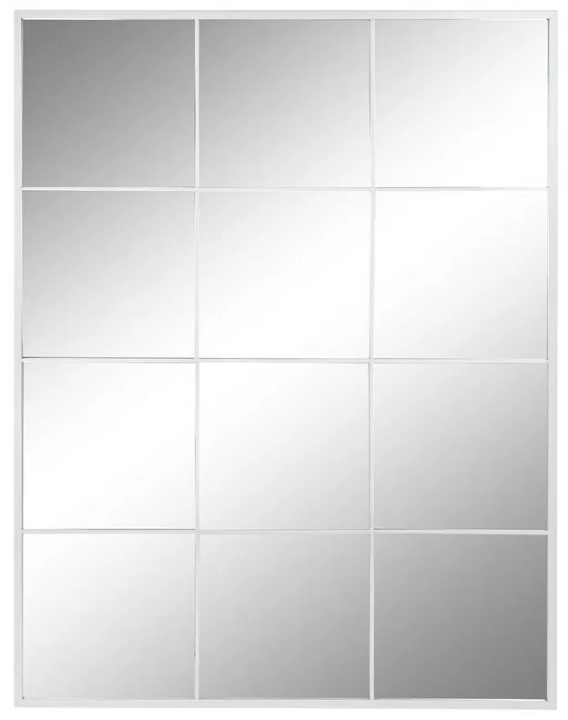 Τοίχο καθρέφτη DKD Home Decor Λευκό Παράθυρο 90 x 2 x 120 cm 90 x 1 x 120 cm