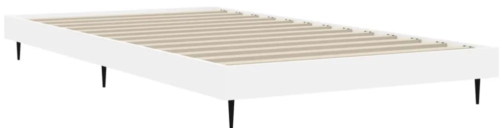 vidaXL Πλαίσιο Κρεβατιού Λευκό 90 x 190 εκ. από Επεξεργασμένο Ξύλο