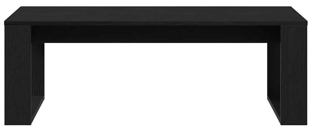 vidaXL Τραπέζι Σαλονιού Μαύρη δρυς 102 x 50 x 35 εκ.