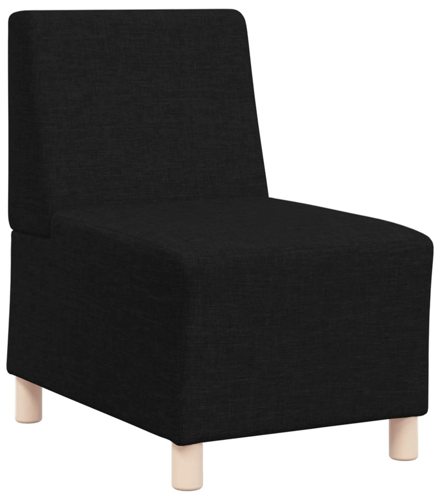 vidaXL Καθίσμα Σαλονιού 2 pcs Μαύρο 55 x 74 x 82 εκ. ύφασμα