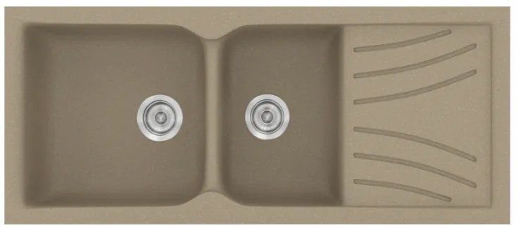 Sanitec Classic 323 Granite Taupe Νεροχύτης