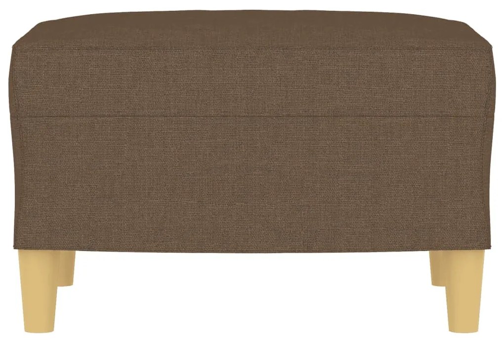 vidaXL Υποπόδιο Καφέ60x50x41 εκ. Υφασμάτινο