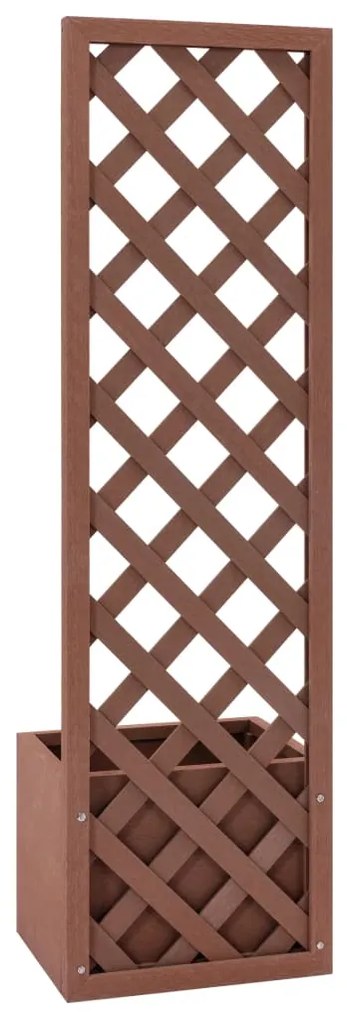 vidaXL Γλάστρα με Καφασωτό 40 x 30 x 135 εκ. από WPC