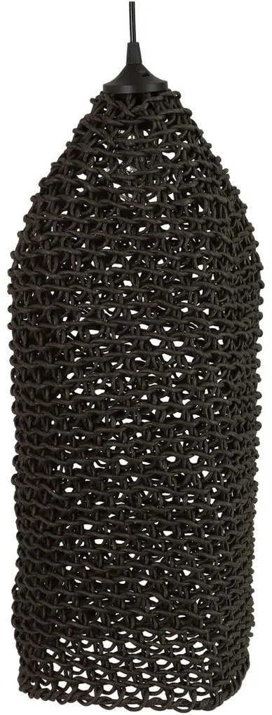 Καπέλο Φωτιστικού ArteLibre Μαύρο Χαρτί 20x20x50cm