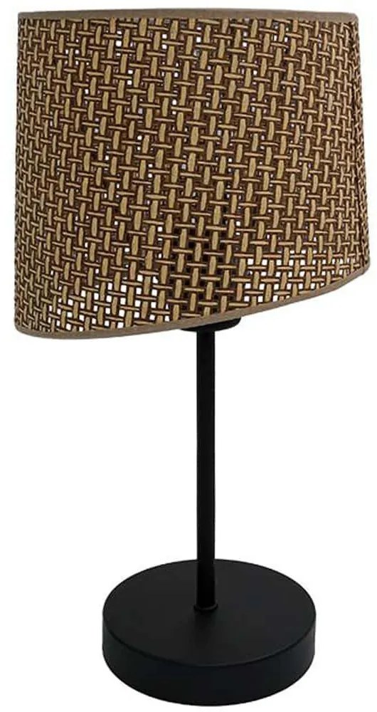Φωτιστικό Επιτραπέζιο 835-124-293 20x49cm 1xΕ27 60W Black-Brown