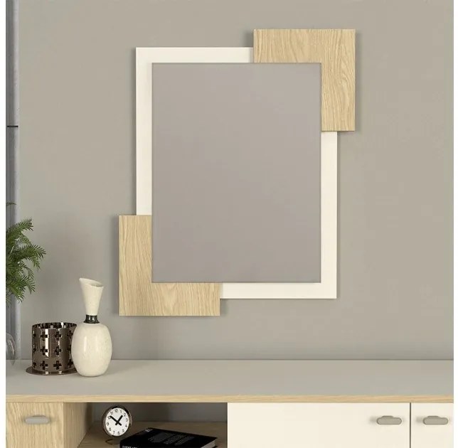 Καθρέπτης τοίχου Selinos Μegapap sandstone - rota oak 65x2,2x85εκ. GP042-0315,1-GP042-0315,1-Καφέ GP042-0315,1
