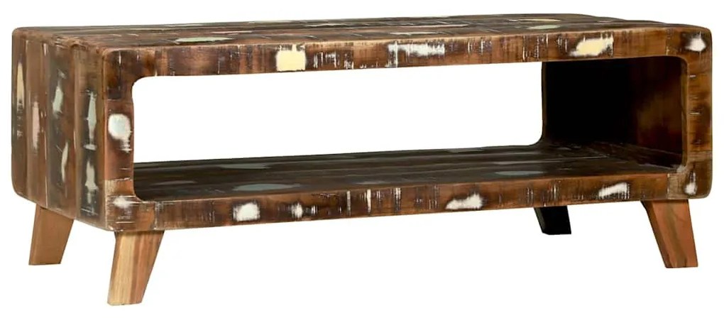 vidaXL Τραπεζάκι σαλονιού 90 x 50 x 35 cm Μασίφ ανακυκλωμένο ξύλο
