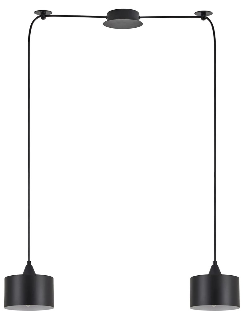 SE21-BL-B10-BL2-MS1 ADEPT PENDANT Black Metal Shade +