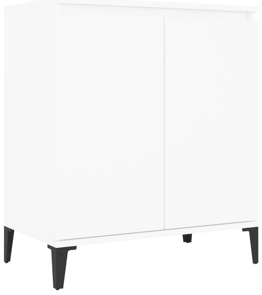 vidaXL Συρταριέρα Λευκή 60 x 35 x 70 εκ. από Επεξεργασμένο Ξύλο
