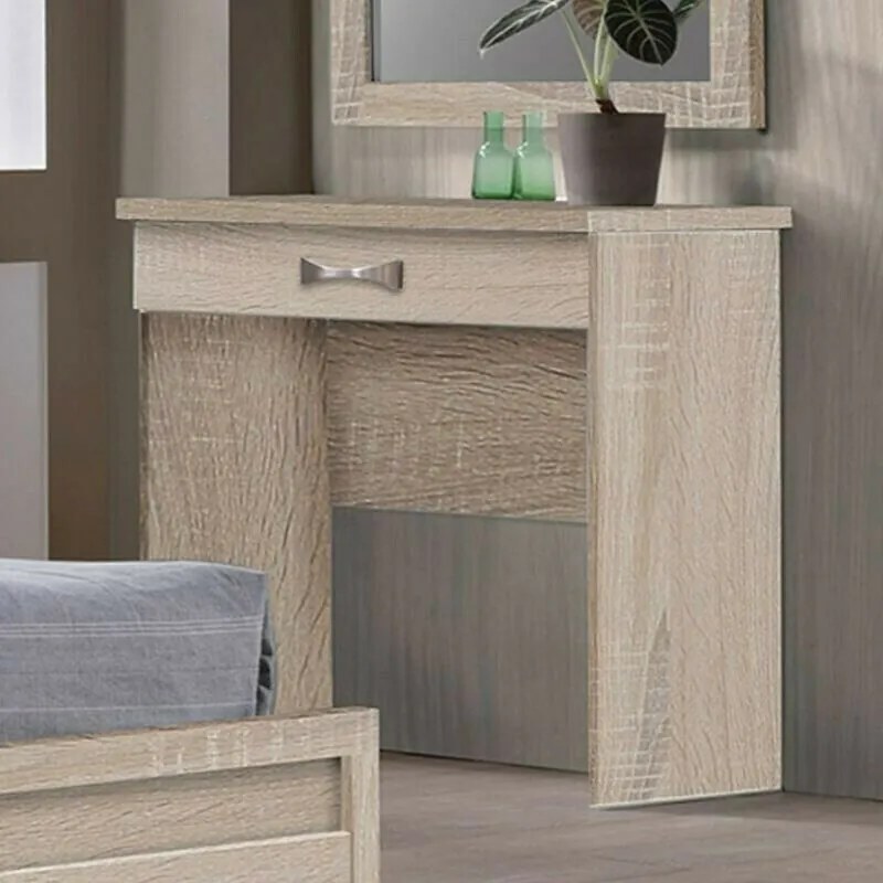 Σετ υπνοδωματίου Mesa C118 Ε-00014840,Ε-00014843,Ε-00014839,Ε-00014845, Sonoma οξιά, Πλαστικοποιημένη μοριοσανίδα, Καθρέφτης, Τάβλες για Κρεβάτι