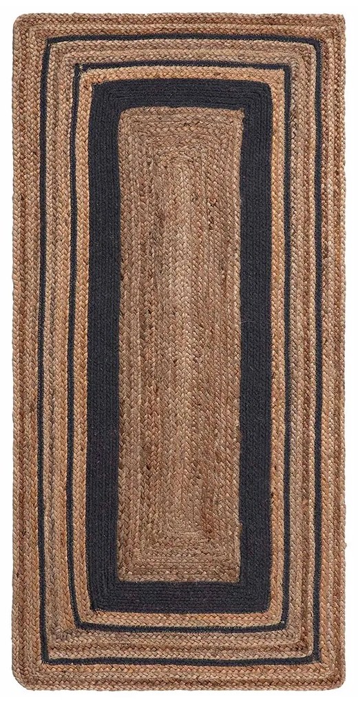 Χαλί Διαδρόμου (60x130) Silk Fashion 1728 Natural/Black