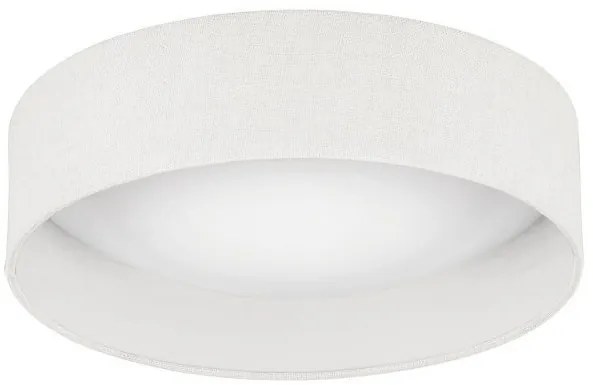 Πλαφονιέρα Φωτιστικό Οροφής LED Ύφασμα Linus Η11 Φ40 Fischer Honsel-821300-Λευκό 821300