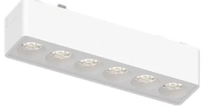 Φωτιστικό Μαγνητικής Ράγας LED 6W 12x3 IP20 3000K Inlight-T02801-WH-Λευκό T02801-WH