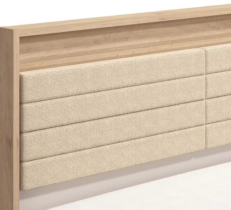 Ξύλινο Κρεβάτι Modena 160 Artisan - Cashmere - Artisan Matt Μπέζ 160x200 εκ. 174x209x115 εκ.