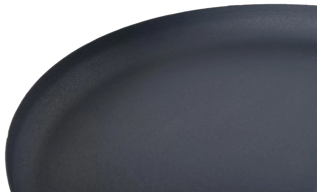Τραπεζάκι σαλονιού Βοηθητικό DELBEL C4261.05 Στρόγγυλο Μέταλλο Μπλέ Σκούρο Φ39,5x53,5Υεκ. 39.5x39.5x53.5 εκ.