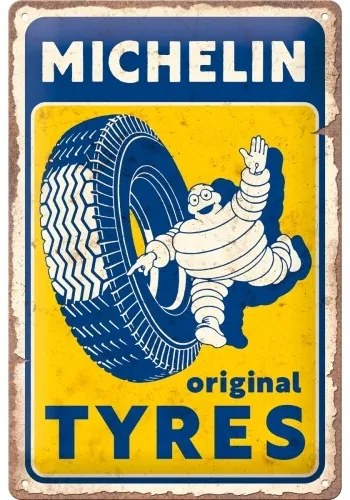 Μεταλλική πινακίδα Michelin - Original Tyres