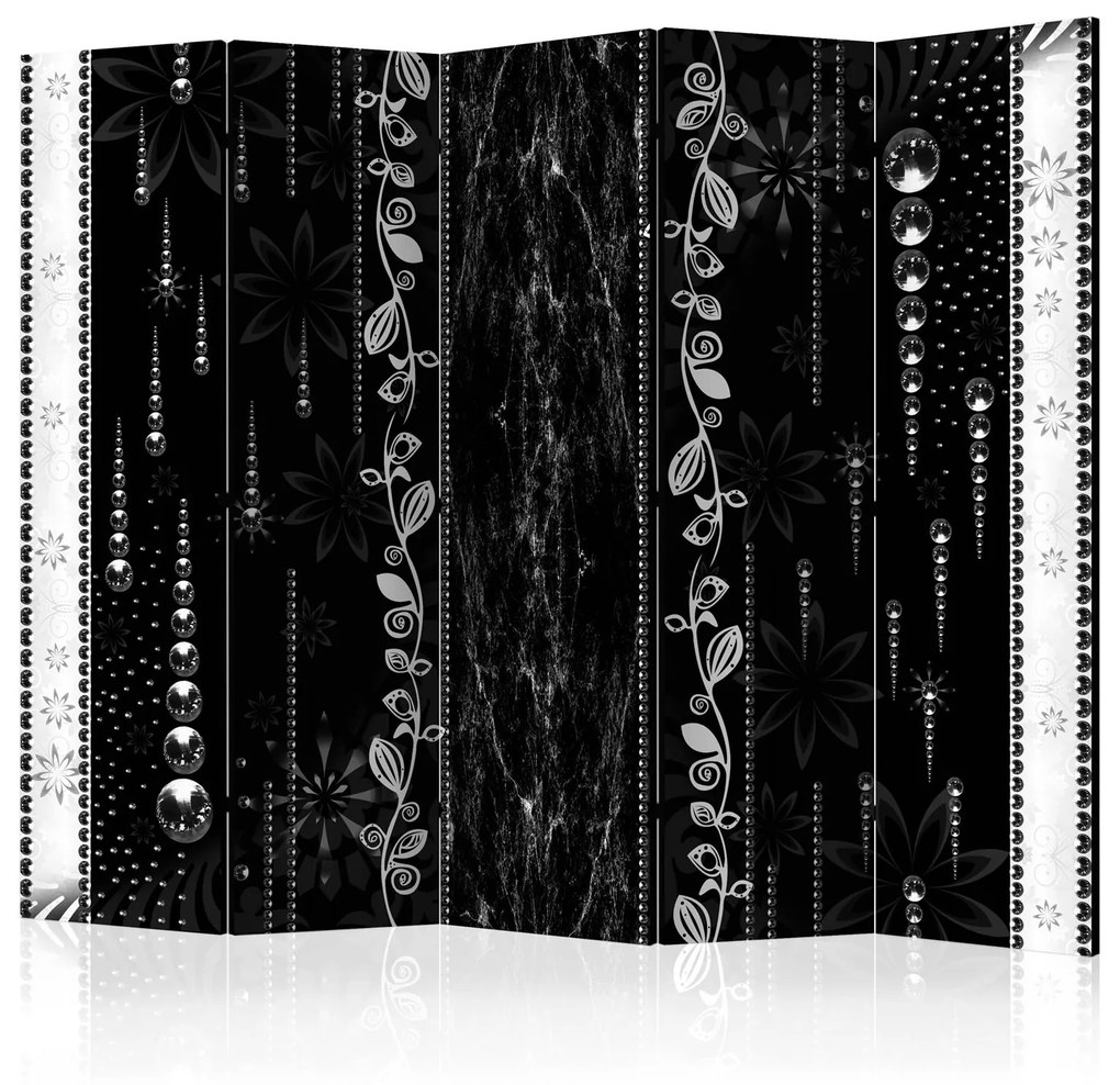 Διαχωριστικό με 5 τμήματα - Black Elegance II [Room Dividers] 225x172