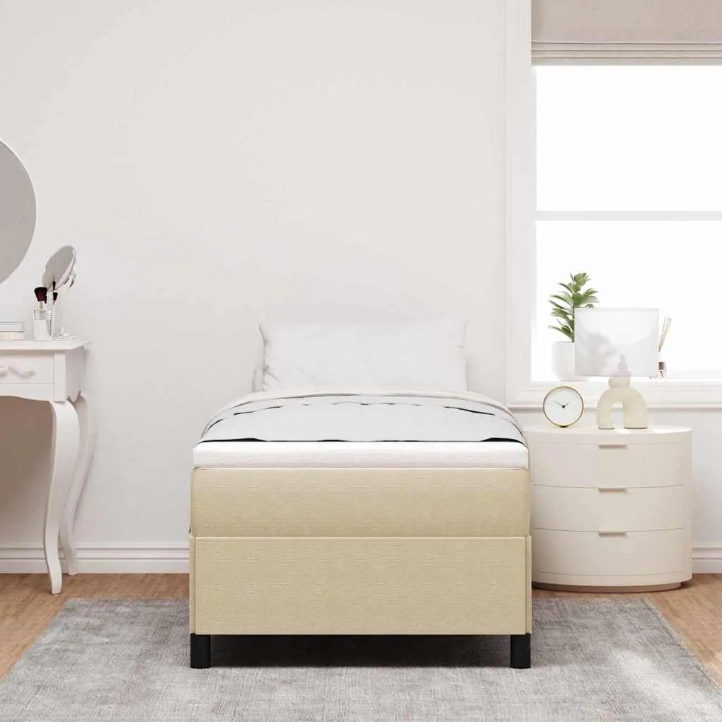 vidaXL Σκελετός Κρεβατιού Γκρι Πράσινο 100 x 200 cm Βελούδο