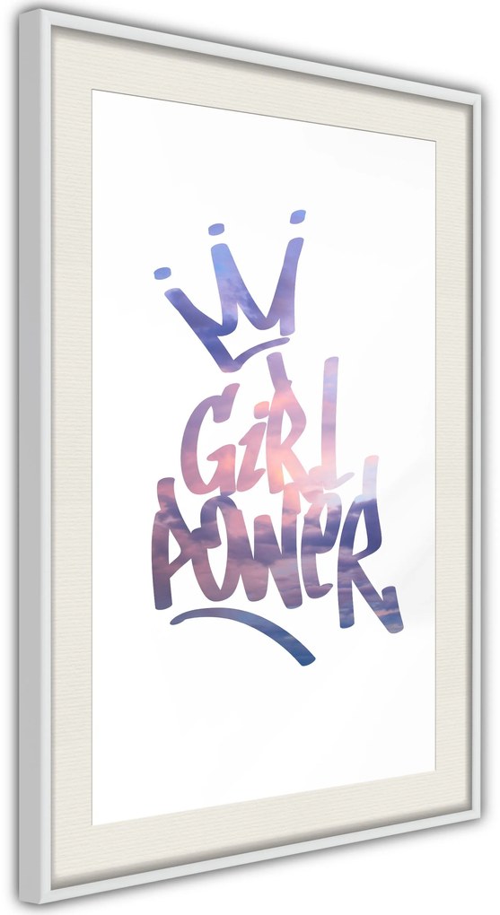 Αφίσα - Girl Power - 20x30 - Χρυσό - Χωρίς πασπαρτού