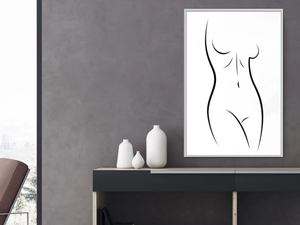 Αφίσα - Minimalist Nude - 20x30 - Χρυσό - Χωρίς πασπαρτού