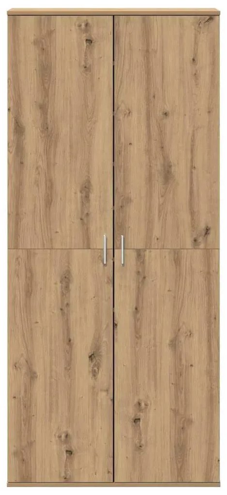 vidaXL Γραφείο artisan δρυς 80 x 39 x 178 εκ Επεξεργασμένο ξύλο