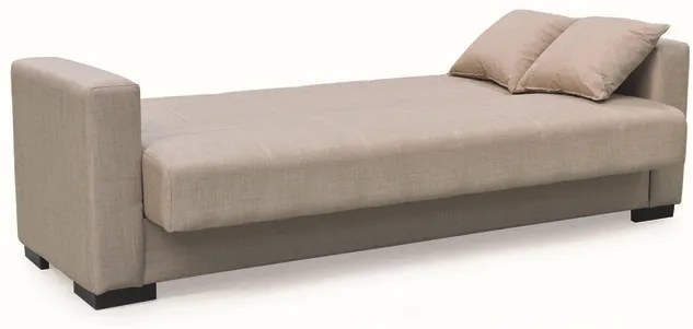 ROVER LIGHT BROWN ΥΦΑΣΜΑ 3ΘΕΣΙΟΣ ΚΑΝΑΠΕΣ/ΚΡΕΒΑΤΙ ΜΕ ΑΠΟΘ.ΧΩΡΟ 210X80εκ.