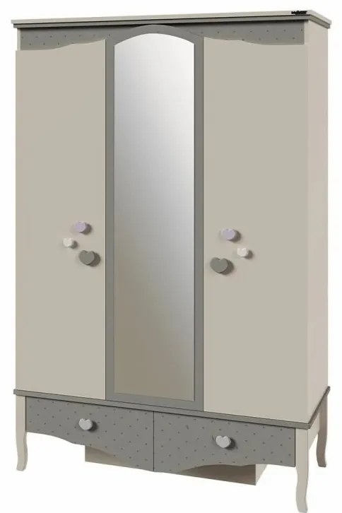 Τρίφυλλη ντουλάπα Juliet