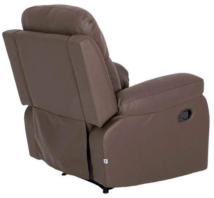 Πολυθρόνα Relax Chicago 1122 Fylliana Γκρί Τεχνόδερμα 97x90x100 εκ. 97x90x100 εκ.