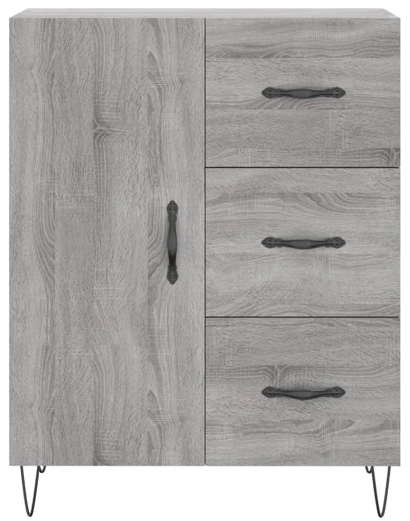 vidaXL Ντουλάπι Γκρι Sonoma 69,5 x 34 x 90 εκ. από Επεξεργασμένο Ξύλο