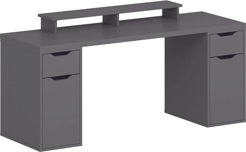 Γραφείο Ανθρακί BAAA 180x60x75