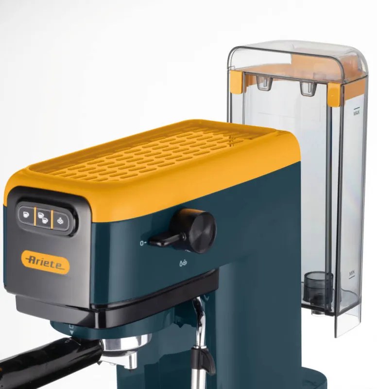 Καφετιέρα Ariete ESPRESSO COLOR 1399/16, 1300W, 15 bar, 1.1 l, αλεσμένος και ESE, κίτρινο