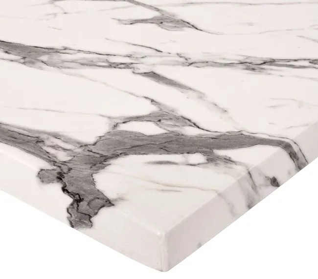 ΕΠΙΦΑΝΕΙΑ ΤΡΑΠΕΖΙΟΥ WERZALIT 70Χ70 MARBLE WHITE-GREY 5657 HM5230.11 - 0602927 - HM5230.11