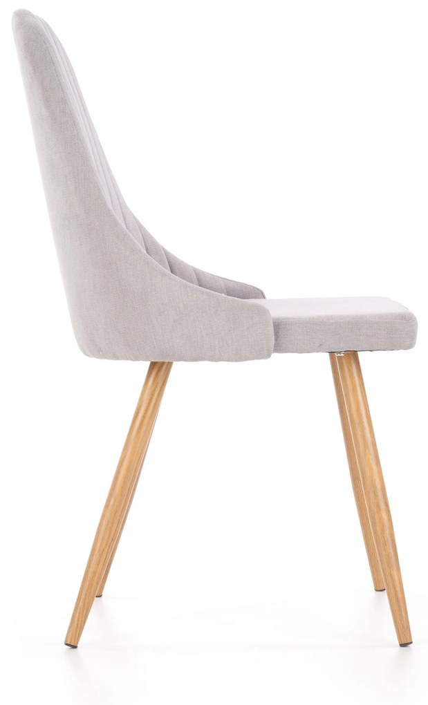 K285 chair, color: light grey DIOMMI V-CH-K/285-KR-J.POPIEL