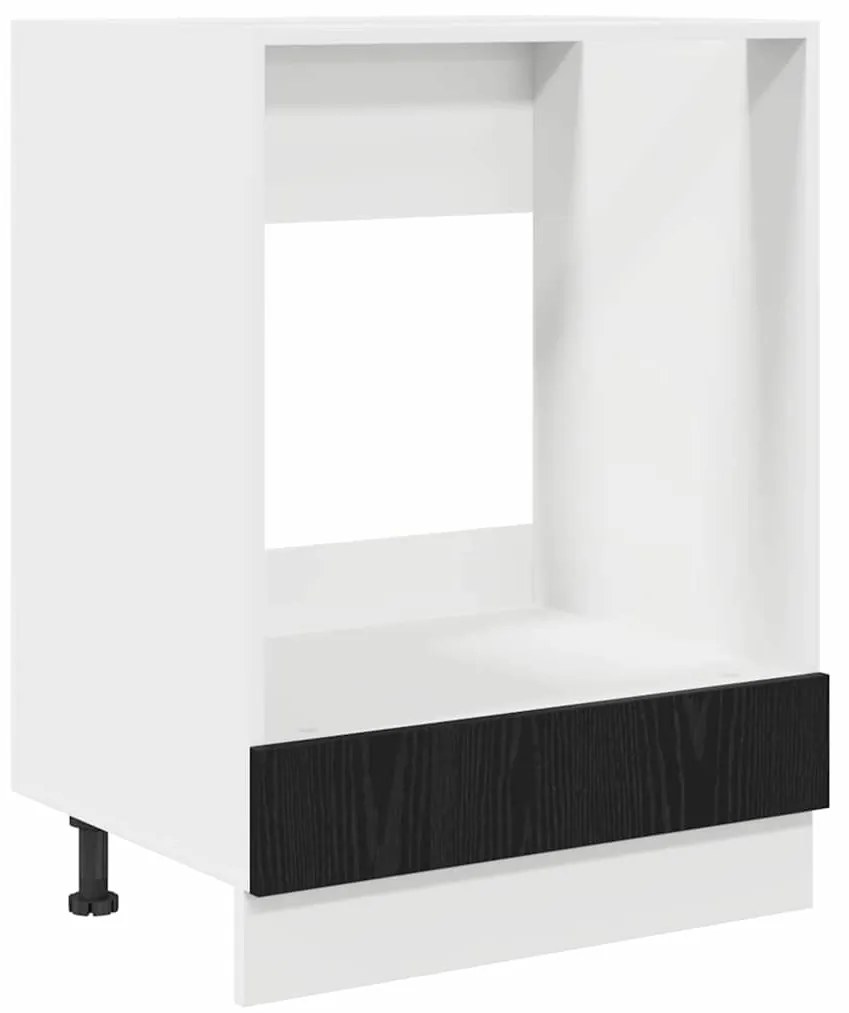 vidaXL Κρεμαστό ντουλάπι Riga Μαύρη Οξυά 60 x 46 x 81,5 εκ